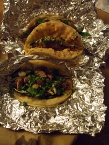 Trio of tacos